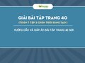 Trang 40 SGK Toán 7 tập 2 Chân trời sáng tạo