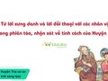 Từ lời xưng danh của Huyện Trìa và lời ông ta đối thoại với các nhân vật trong phiên tòa