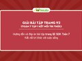 Trang 92 SGK Toán 7 tập 1 Kết nối tri thức