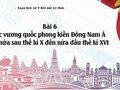Soạn lịch sử 7 bài 6 Kết nối tri thức