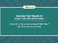Trang 21 SGK Toán 7 tập 2 Kết nối tri thức