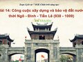Soạn Lịch sử 7 bài 14 Chân trời sáng tạo