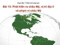 Soạn Địa 7 bài 13 Chân trời sáng tạo
