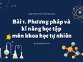 Giải KHTN 7 Kết nối tri thức Bài 1