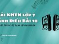 Giải KHTN lớp 7 Cánh Diều Bài 10