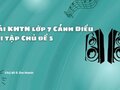 Giải KHTN lớp 7 Cánh Diều Bài tập Chủ đề 5