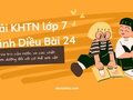 Giải KHTN lớp 7 Cánh Diều Bài 24