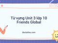 Từ vựng Unit 3 lớp 10 Friends Global: On screen