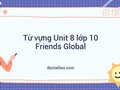 Từ vựng Unit 8 lớp 10 Friends Global: Science
