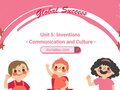 Unit 5 lớp 10 Global Success Communication and Culture