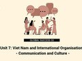Unit 7 lớp 10 Global Success Communication and Culture