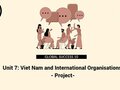 Unit 7 lớp 10 Global Success Project