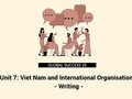 Unit 7 lớp 10 Global Success Writing