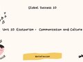 Unit 10 lớp 10 Global Success Communication and Culture