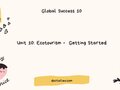 Unit 10 lớp 10 Global Success Getting Started