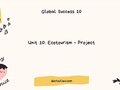 Unit 10 lớp 10 Global Success Project