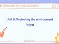Unit 9 lớp 10 Global Success Project