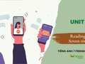 Reading Unit 1 lớp 7 Friends plus