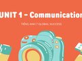 Tiếng Anh 7 Global success Unit 1 Communication