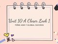Tiếng Anh 7 Global success Unit 10 A Closer Look 1