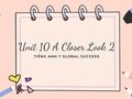 Tiếng Anh 7 Global success Unit 10 A Closer Look 2