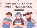 Unit 4 lớp 10 Friends Global 4C Listening