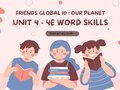 Unit 4 lớp 10 Friends Global 4E Word Skills