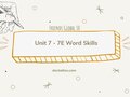 Unit 7 lớp 10 Friends Global 7E Word Skills