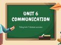 Tiếng Anh 7 Global success Unit 6 Communication