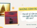 Thái độ và tâm sự của người cha như thế nào? (Những cánh buồm)
