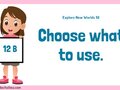 Unit 12 lớp 10 12B Choose what to use