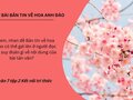 Theo em, nhan đề Bản tin về hoa anh đào có thể gợi lên