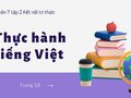 Thực hành tiếng Việt lớp 7 trang 10 tập 2 KNTT