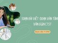 Soạn bài Viết đoạn văn tóm tắt văn bản CTST