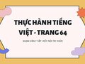 Thực hành tiếng Việt lớp 7 trang 64 tập 1 KNTT