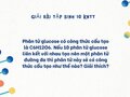 Phân tử glucose có công thức cấu tạo là C6H12O6. Nếu 10 phân tử