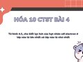 Câu 6 trang 28  SGK Hóa 10 Chân trời sáng tạo