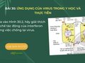 Cơ chế tác động của interferon trong việc chống lại virus