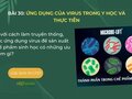 So với cách làm truyền thống, việc ứng dụng virus để sản xuất