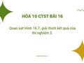 Quan sát Hình 16.7, giải thích kết quả của thí nghiệm 2
