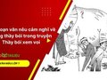 Đoạn văn nêu cảm nghĩ về 5 ông thầy bói trong truyện Thầy bói xem voi
