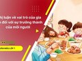 Nghị luận về vai trò của gia đình đối với sự trưởng thành của mỗi người