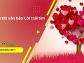 Tóm tắt Lời trái tim
