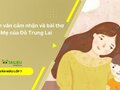 Đoạn văn cảm nhận về bài thơ Mẹ của Đỗ Trung Lai