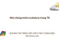 Nếu chúng mình có phép lạ trang 76 lớp 4 Cánh diều