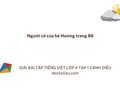 Người cô của bé Hương trang 86 lớp 4 Cánh diều