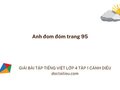 Anh đom đóm trang 95 Tiếng việt lớp 4 Cánh diều tập 1