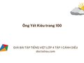 Ông Yết Kiêu trang 100 Tiếng việt lớp 4 Cánh diều tập 1