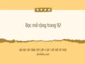 Đọc mở rộng trang 92 lớp 4 Kết nối tri thức với cuộc sống