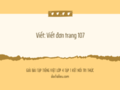 Viết đơn trang 107  lớp 4 Kết nối tri thức với cuộc sống